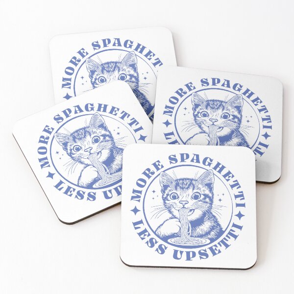 Item preview, More Spaghetti Less Upsetti Cat Lovers designed and sold by cafelab.