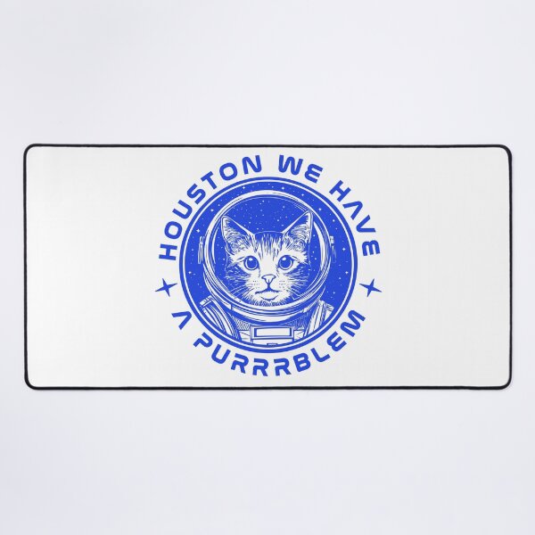 Item preview, Houston we have a Purrrblem Cat Lovers designed and sold by cafelab.