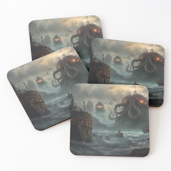 Item preview, Great Old One Rising out of the Depths designed and sold by Pixel Press Prints.