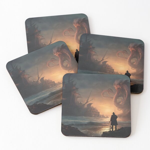 Item preview, Great Old One Rising out of the Depths designed and sold by Pixel Press Prints.
