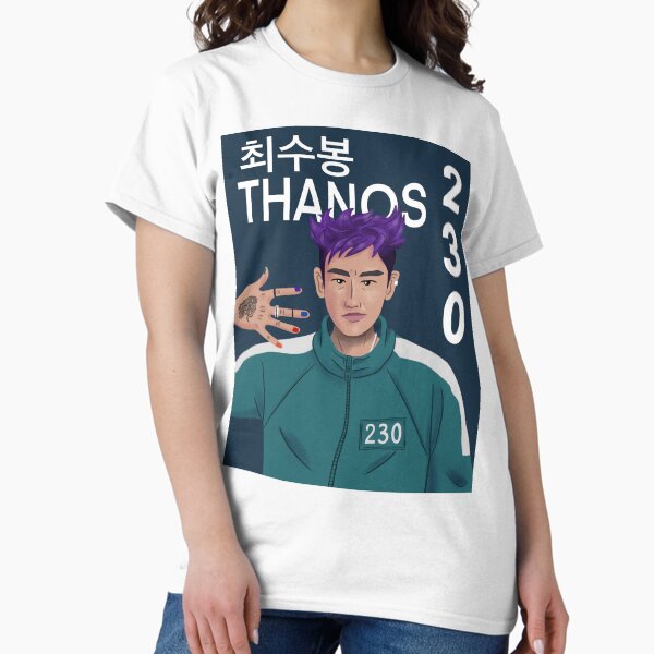Aperçu de l'œuvre Jeu de calmar - joueur 230 - Thanos - Choi Su-Bong créée et vendue par Patrick Gervacio.