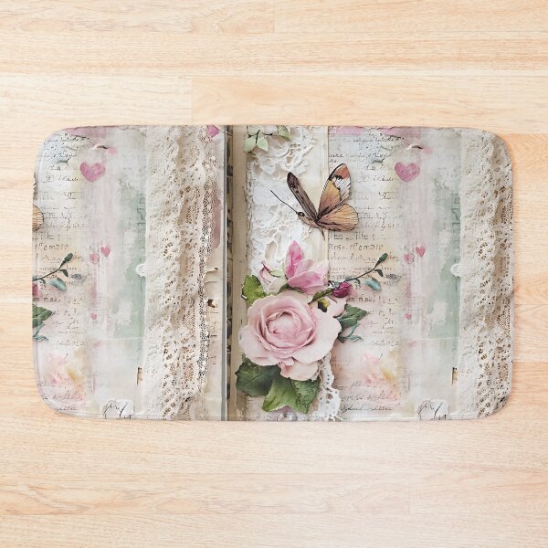 Item preview, Journaling Vintage Aesthetic: Romantic Floral and Lace Design designed and sold by Amr Siam.