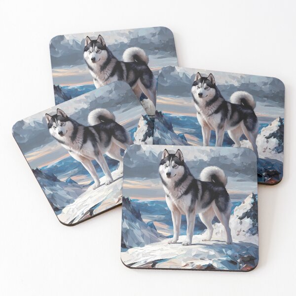 Item preview, Husky Oil - The perfect gift for Husky lovers and wildlife enthusiasts. designed and sold by ZyziowskyArt.