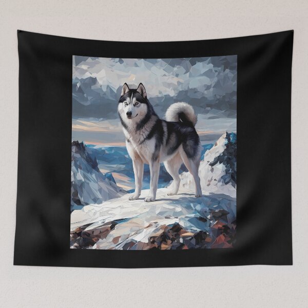 Item preview, Husky Oil - The perfect gift for Husky lovers and wildlife enthusiasts. designed and sold by ZyziowskyArt.
