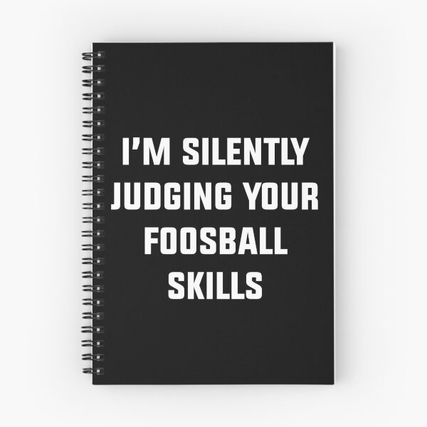 Item preview, I am silently judging your foosball skills designed and sold by House Sparrow.