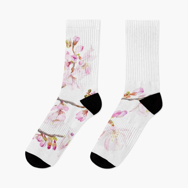 Item preview, pink cherry blossom 2023 2 watercolor hand painted  designed and sold by ColorandColor.