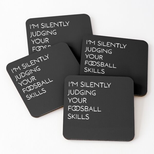 Item preview, I am silently judging your foosball skills designed and sold by House Sparrow.