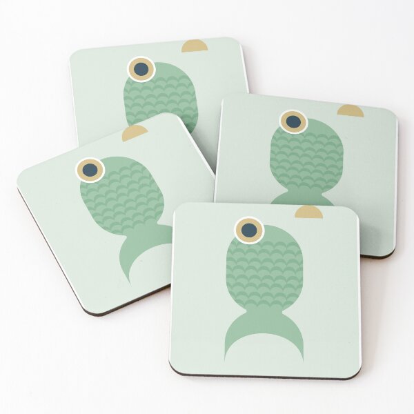 Item preview, Green fish designed and sold by GinColorist.