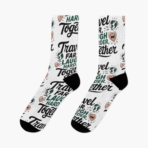 Item preview, Travel Together adevnture travel quote text Art designed and sold by feel-free-store.