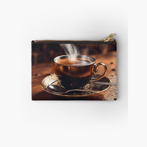 Item preview, Cup of Steaming Coffee in a Steampunk Style designed and sold by Pixel Press Prints.