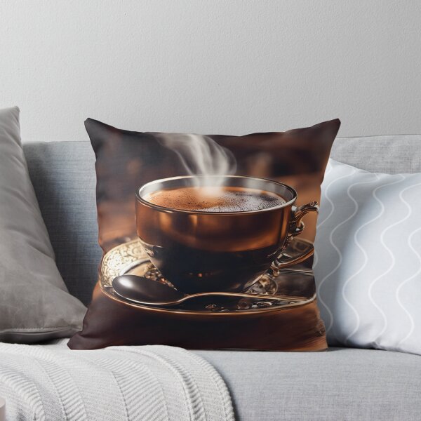 Item preview, Cup of Steaming Coffee in a Steampunk Style designed and sold by Pixel Press Prints.