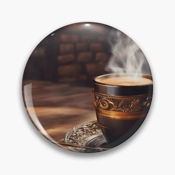 Item preview, Cup of Steaming Coffee in a Steampunk Style designed and sold by Pixel Press Prints.