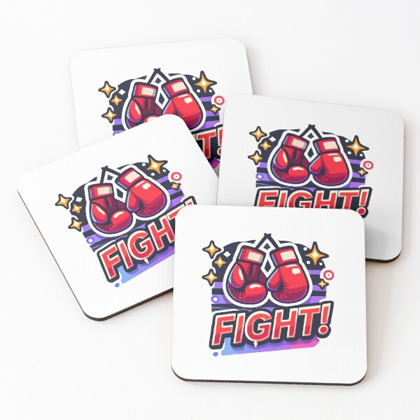Item preview, Fight Boxing Gloves Typography designed and sold by Akioos.