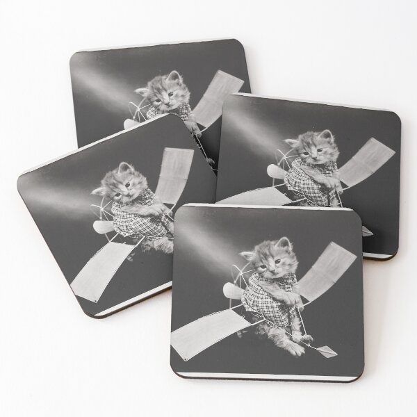 Item preview, Cute Cat Flying a Plane designed and sold by Amber Johanna.