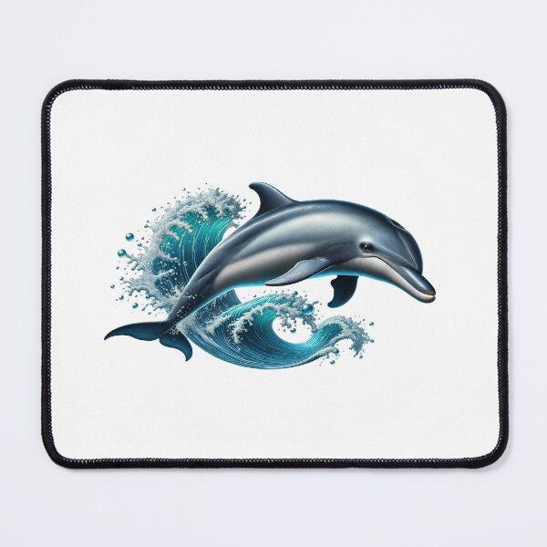 Item preview, Dolphin jumping a Wave designed and sold by WackyJacks.