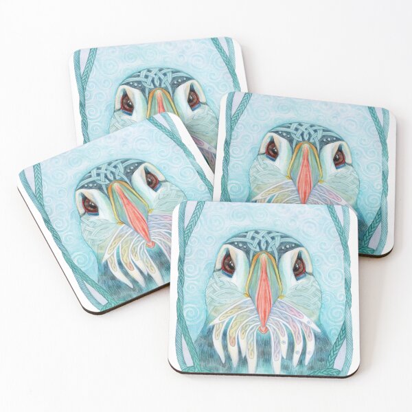 Item preview, Celtic Puffin designed and sold by Highland Celtic Art.