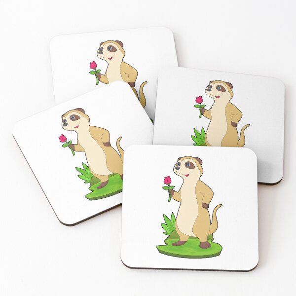 Item preview, Meerkat Rose Flower designed and sold by Snabdesign84.
