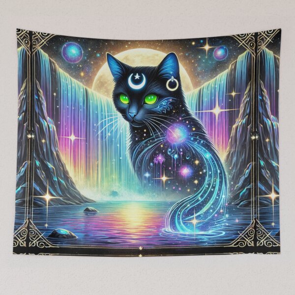 Item preview, Nyx at the Celestial Rainbow Waterfall Portal designed and sold by Meta2Physical.