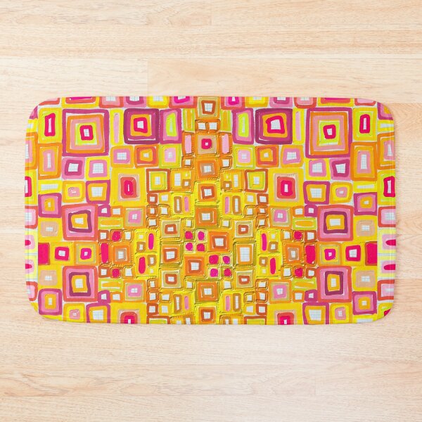 Item preview, Grid mellow tile designed and sold by bekki smith.