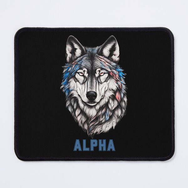Item preview, Alpha Wolf - Fierce and Artistic Design designed and sold by Ayman Toumarti.