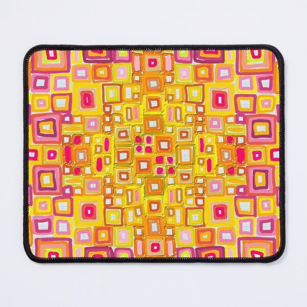 Item preview, Grid mellow tile designed and sold by bekki smith.