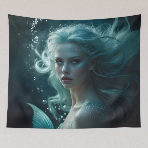 Item preview, Aquarius Mermaid - Mystical Zodiac by LaLi Designs designed and sold by LaLi-Designs.