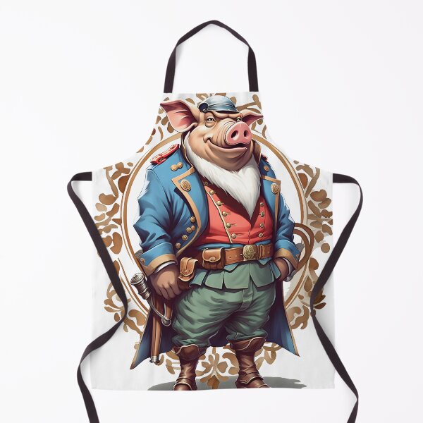 Item preview, potrait of pig soldier designed and sold by aliraweb.