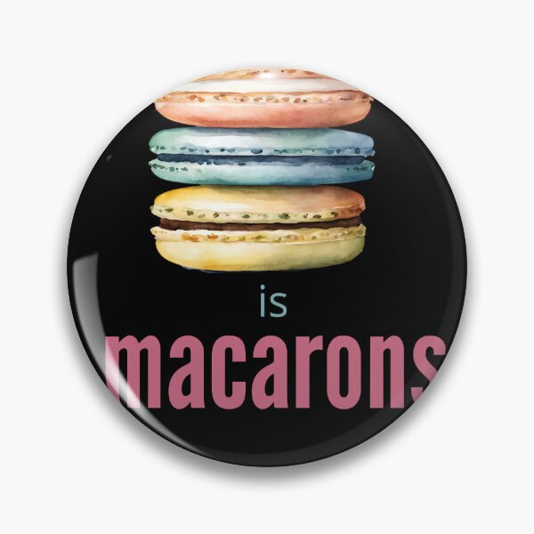 Item preview, French Love, Sweet Colorful Macarons, Rainnbow Macarons, Baking Lovers, Cake Maker designed and sold by KolorellaS.