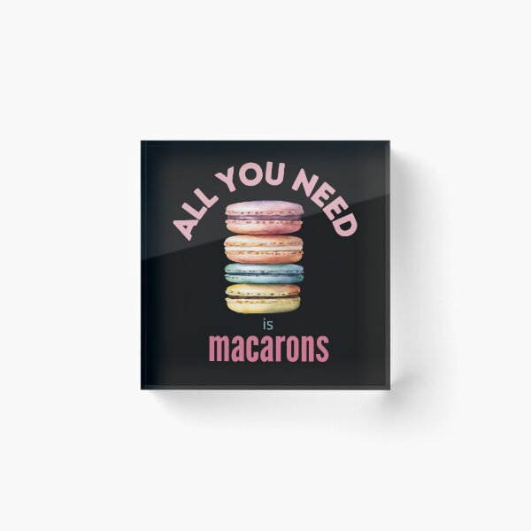 Item preview, French Love, Sweet Colorful Macarons, Rainnbow Macarons, Baking Lovers, Cake Maker designed and sold by KolorellaS.