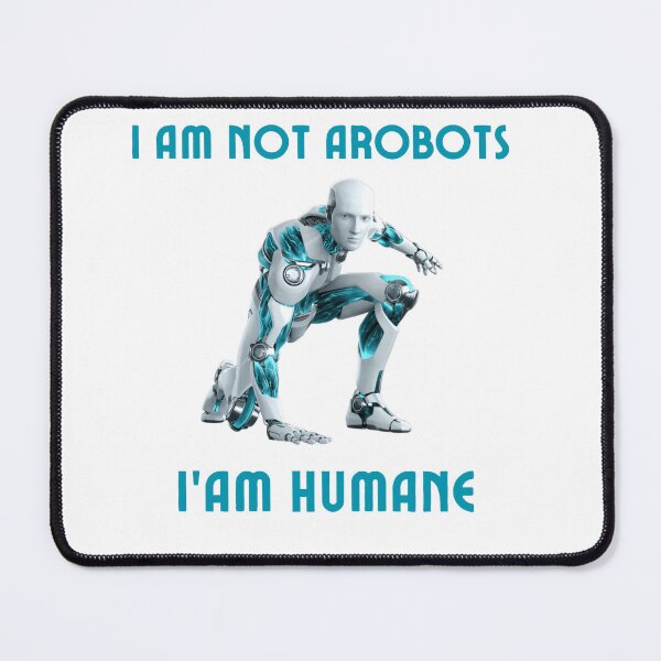 Item preview, I'm Not a Robot I am human | T-shirt Funny Viral Internet Sarcastic Graphic Tee designed and sold by Ashley critters.