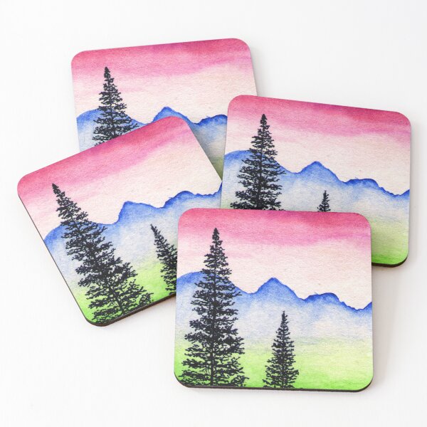 Item preview, Landscape with Pine Trees designed and sold by Aithlin123.