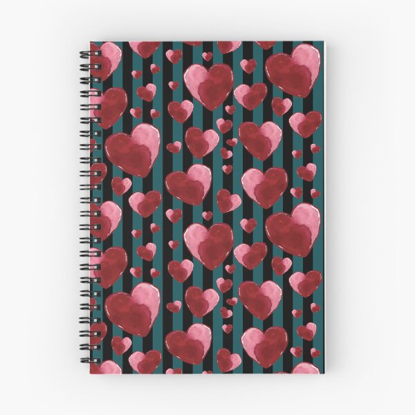 Item preview, Red Valentine Heart-grey black pattern 9 designed and sold by StudioViArt.