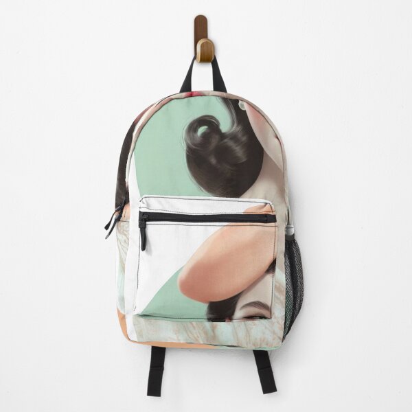 Item preview, Serene Sea Girl Illustration With Pastel Tones And Glamour designed and sold by estampavibe.