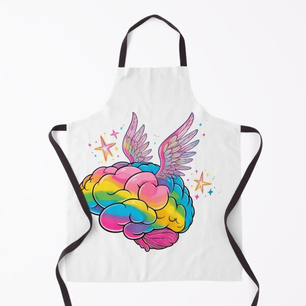 Item preview, winged brain sticker designed and sold by Joyful-life777.