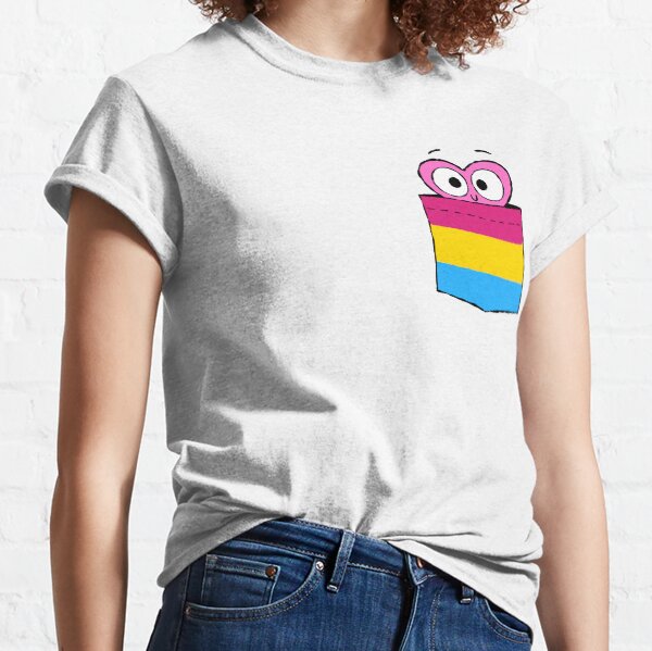 In a Heartbeat - Pansexual Flag Pocket Classic T-Shirt