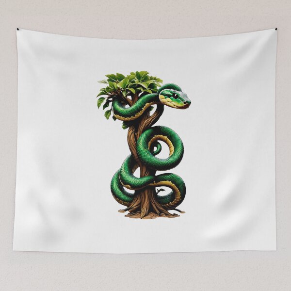 Item preview, Snake on a Tree  designed and sold by Bunmigraphics .