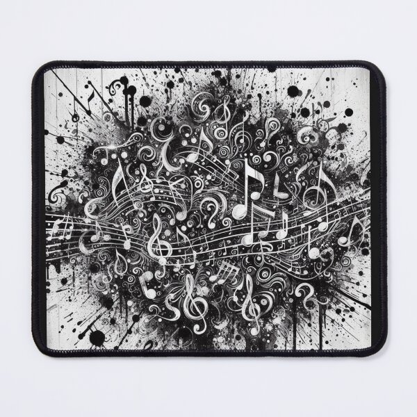Item preview, Musical Notes. mousepad designed and sold by MICKSPIKS.