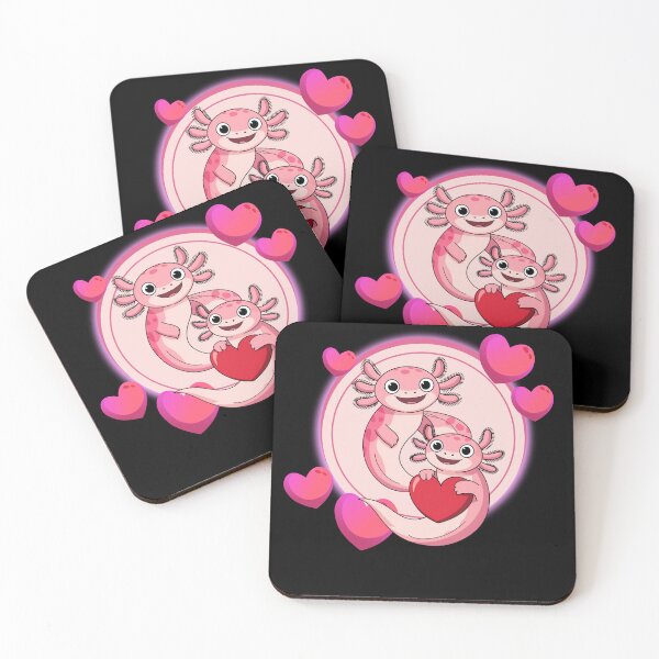 Item preview, Axolotl Lovers, You have my heart, Valentines Day, Cute Axolotl with Heart designed and sold by KolorellaS.