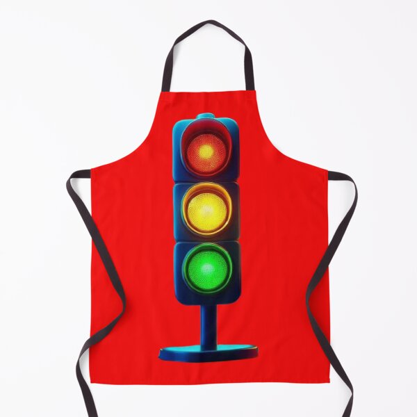 Item preview, Vivid Traffic Light with Illuminated Blue Glow designed and sold by hardingcarl2.