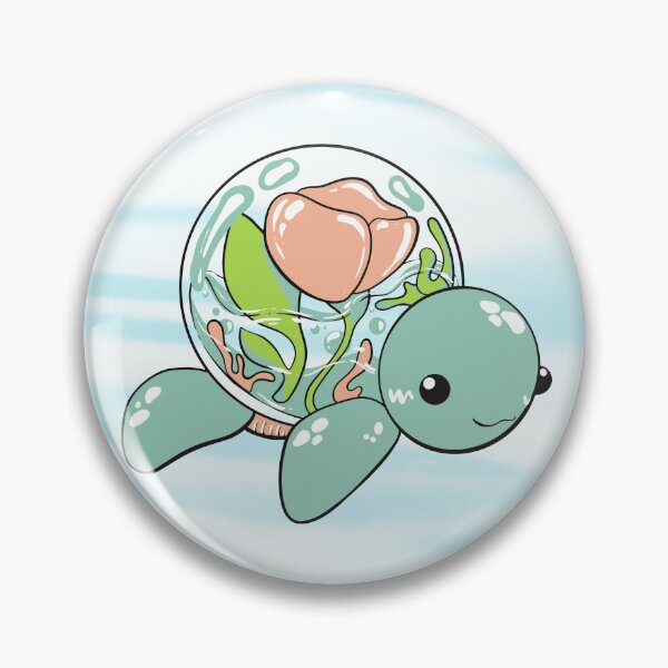 Item preview, Turtle with Flower in the body  designed and sold by ArsyCreation.