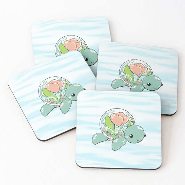 Item preview, Turtle with Flower in the body  designed and sold by ArsyCreation.