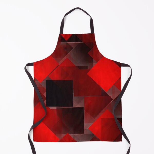 Item preview, Red black squares geometric background designed and sold by Galas Art.