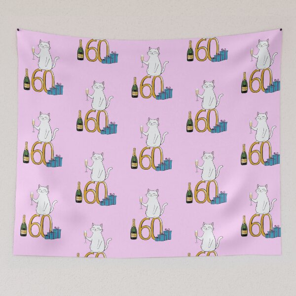 Item preview, 60th birthday from the cat designed and sold by MiowandMolly.