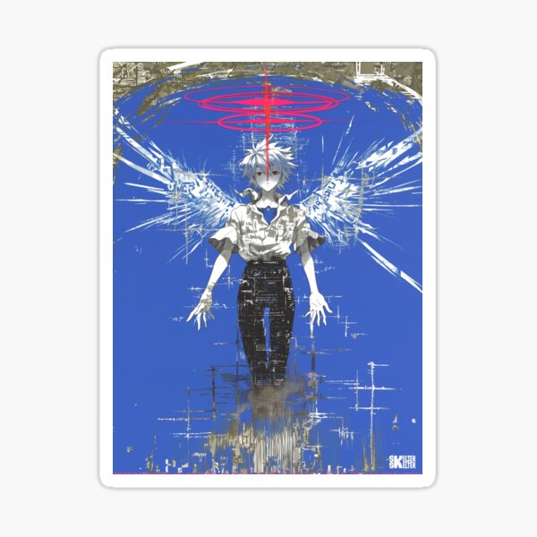 Artikel-Vorschau von Göttliche Resignation: Kaworu Nagisas Eleganz, designt und verkauft von Skelter-Skelter.