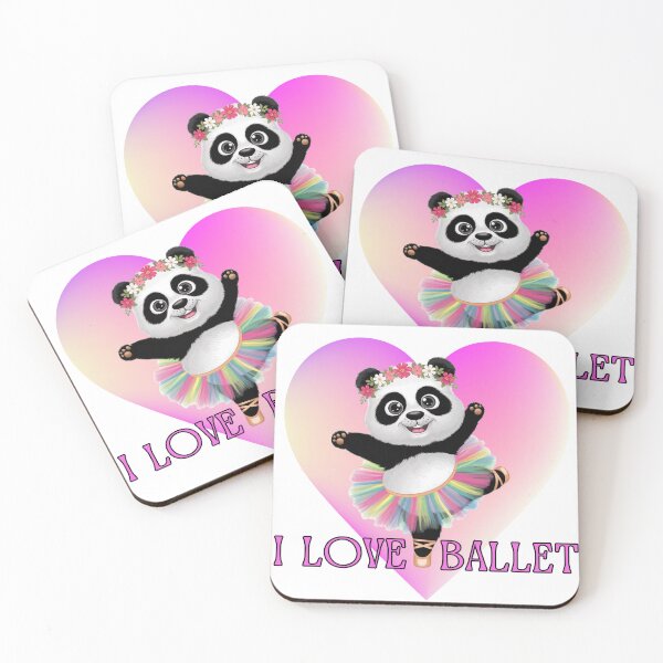 Item preview, Cute Panda Ballerina, Ballet Lover, Dance Lover, Tutu, I love ballet, Pointe Shoes, Ballet Girl designed and sold by KolorellaS.