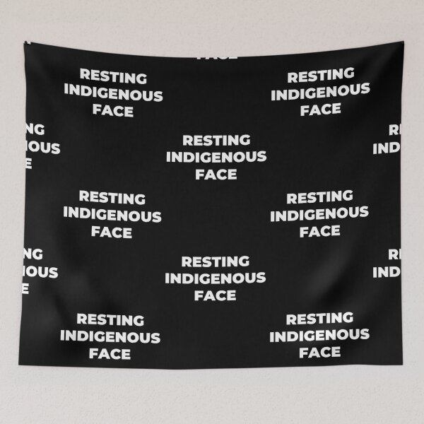 Item preview, Resting Indigenous Face designed and sold by AniArtPL.