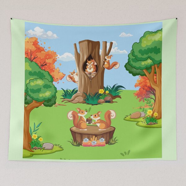 Item preview, Squirrel family designed and sold by ArsyCreation.