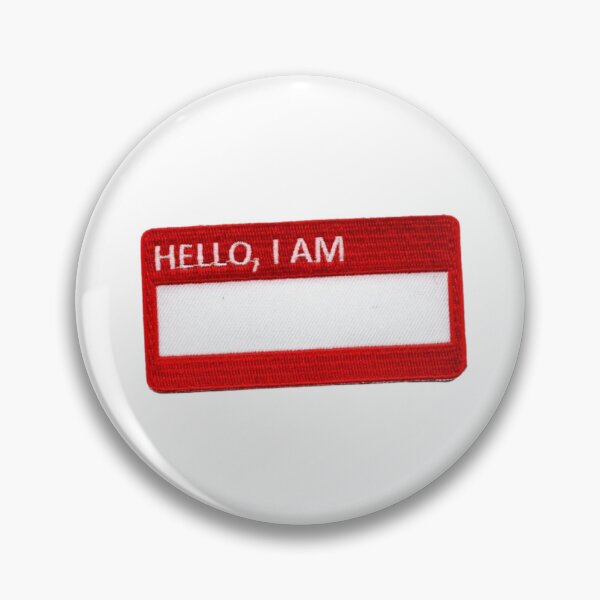 Item preview, "HELLO, I AM" Name Tag Sticker!! designed and sold by faminkoo.