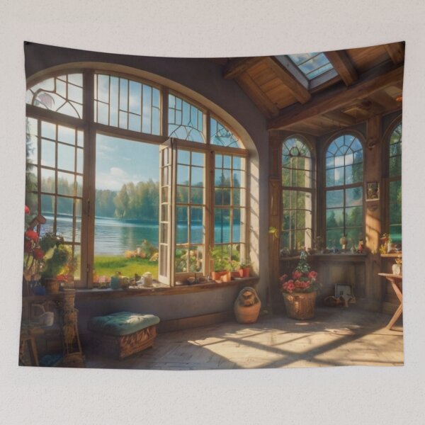 Item preview, The Enchanted Studio by the Lake designed and sold by BlareBlare.