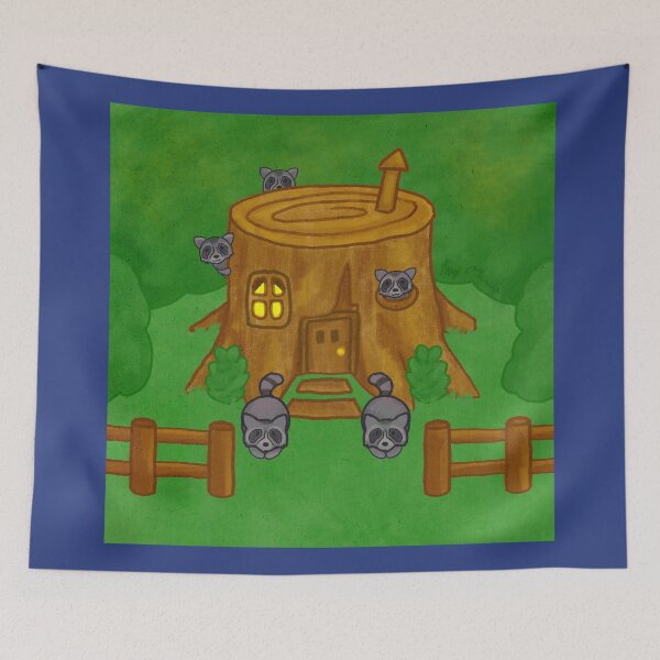 Item preview, Raccoon family stardew designed and sold by CraftsbyAmy.